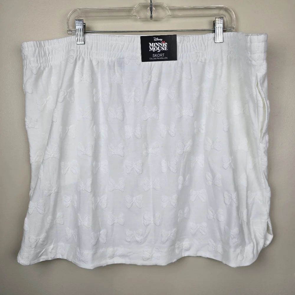 NWT Minnie Mouse Bow White Skirt Size XL - Picture 3 of 8
